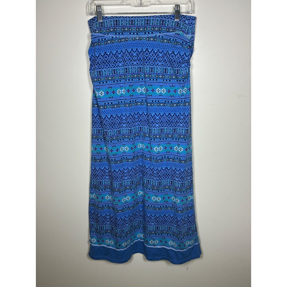 Kuhl Boho Festival Maxi Skirt Size S Organic Cotton Costal Art to Wear Rave